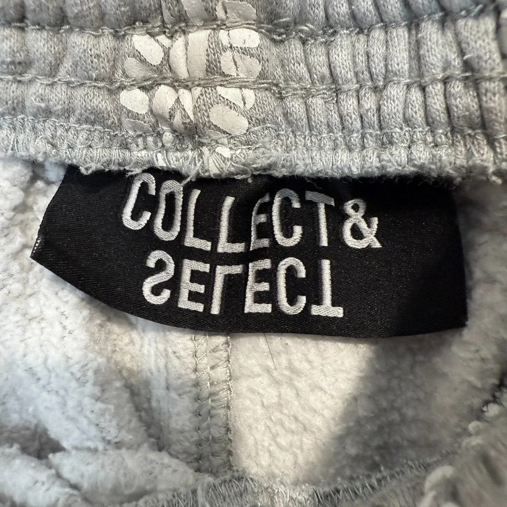 Collect & Select Shorts Mens Medium Paisley Print Drawstring Fleece‎ Sweat 4.5